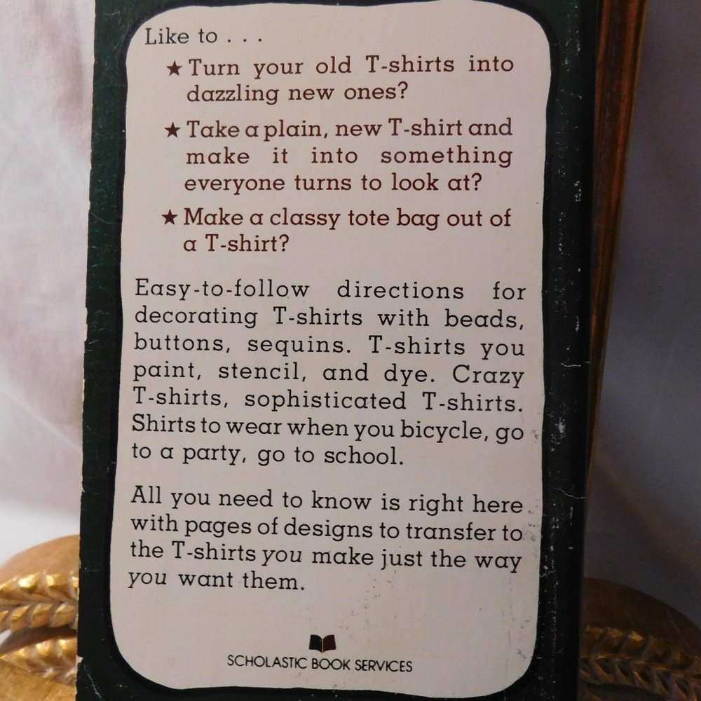 Tricks For T-Shirts Paperback Book by Nancy Ellen Epstein Vintage Crafting Book - Picture 2 of 5